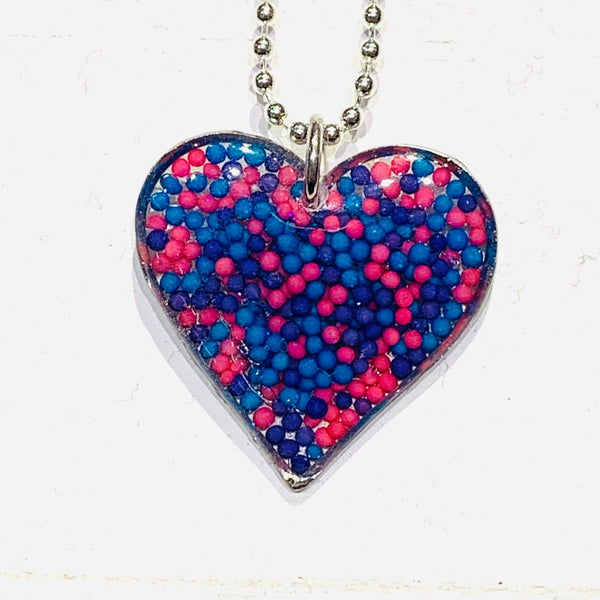 Sprinkle Heart Necklace