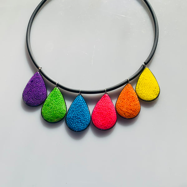 Rainbow Tears Necklace