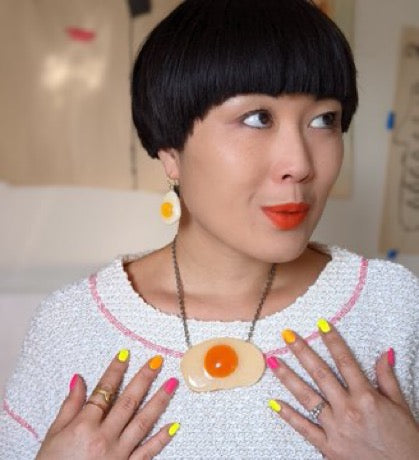 Jumbo Gummy Egg Necklace