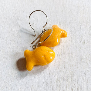 Goldfish Snack Earrings