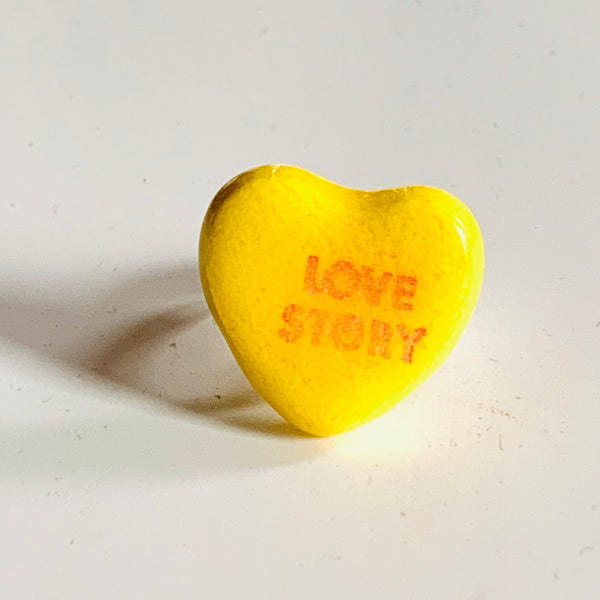 Large Conversation Heart Rings