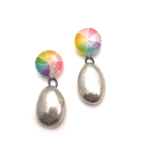 Pinwheel Gala Drop Earrings