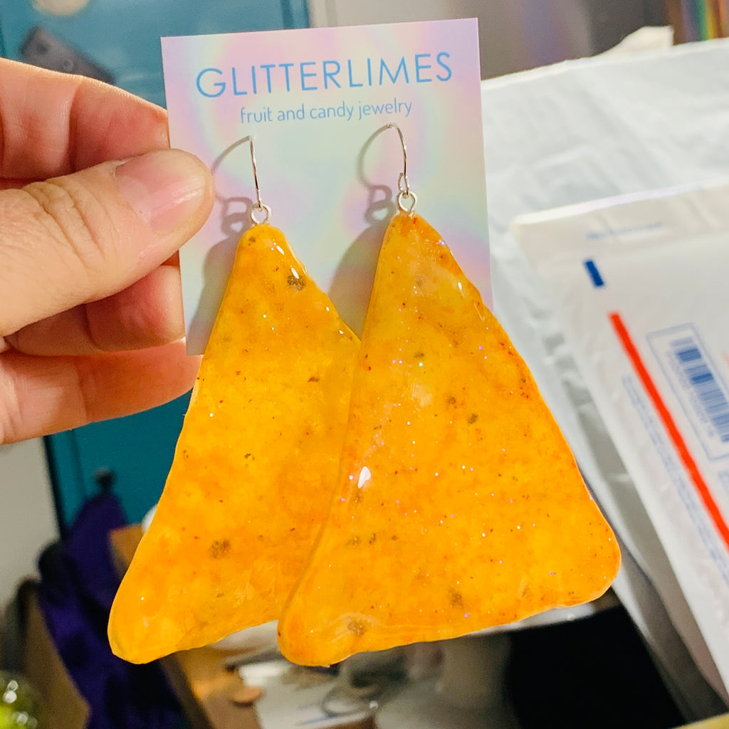 Tortilla Chip & Salsa Mexican Food Earring Stud Earrings Food